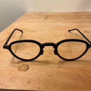 La Eyeworks Sage 343 M Green eyeglass frames matte